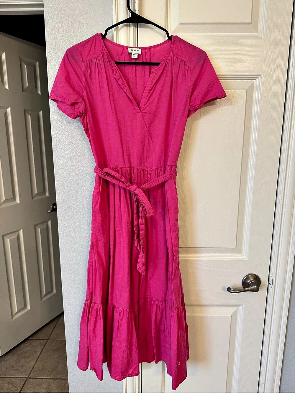 J.Crew Pink Midi Dress Like New